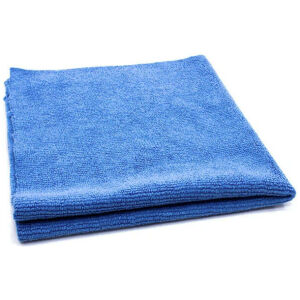GreenZ Edgeless Pearl Polish Microfiber Towel for Car Blue